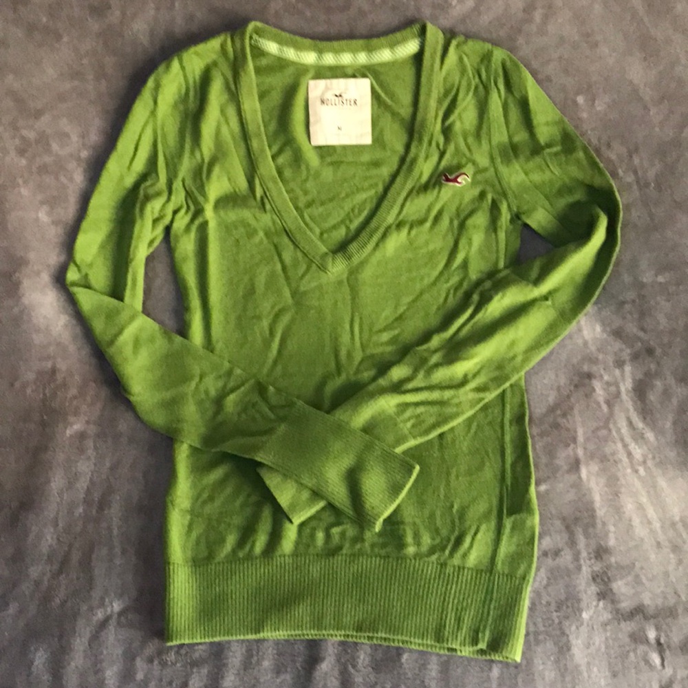 Green Hollister Sweater